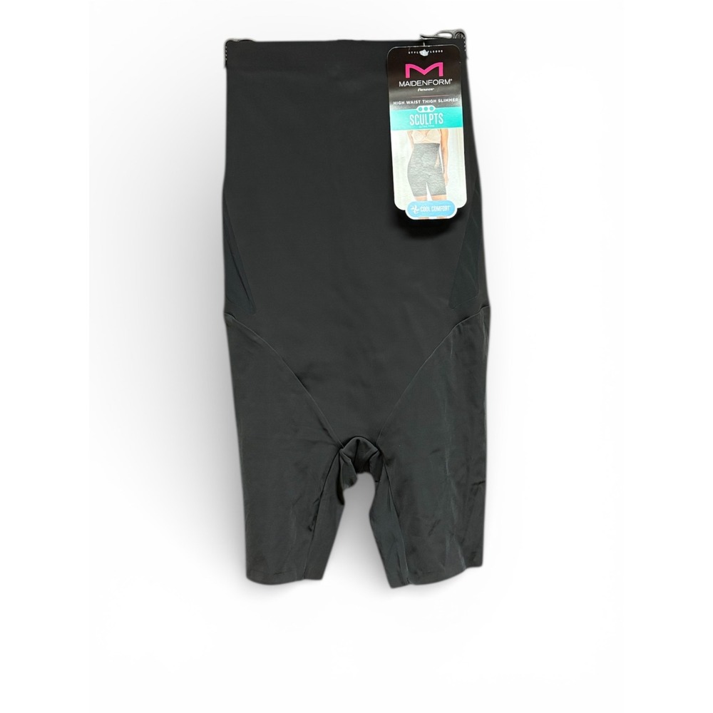 Maidenform Flexees High Waist Sculpting Shaping Shorts 3XL (22-24) Black New - Picture 5 of 8